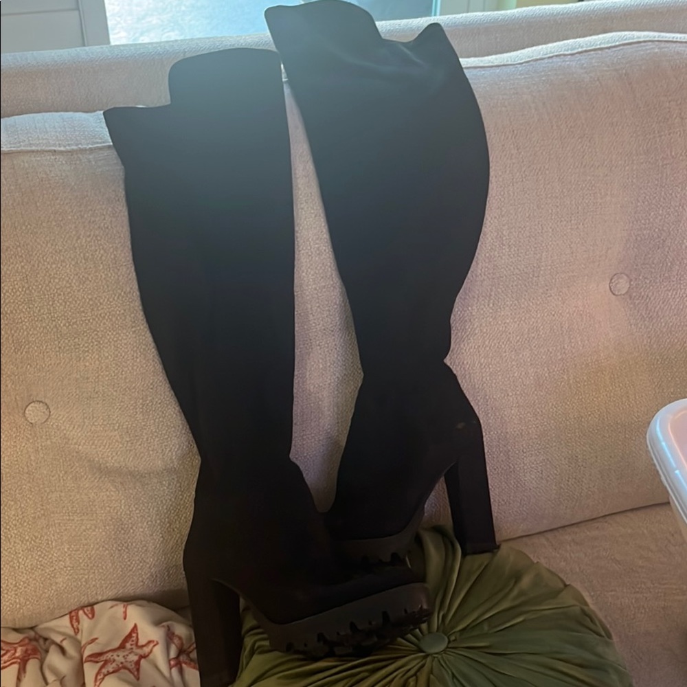 Black Over-the-Knee Boots
